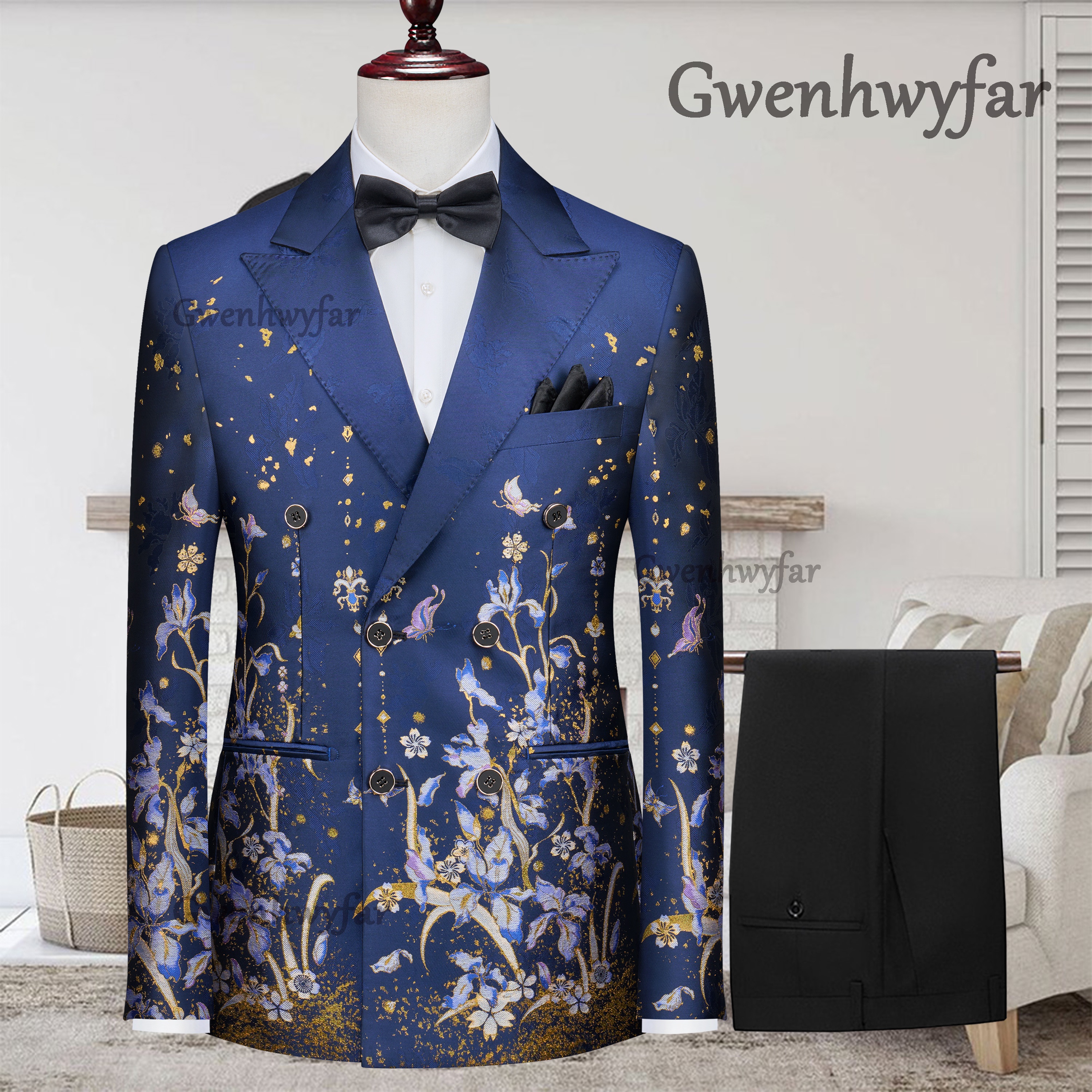 Men Formal Wear Pants - Gwenhwyfar 2026 Men's Customized Luxury Tuxedo