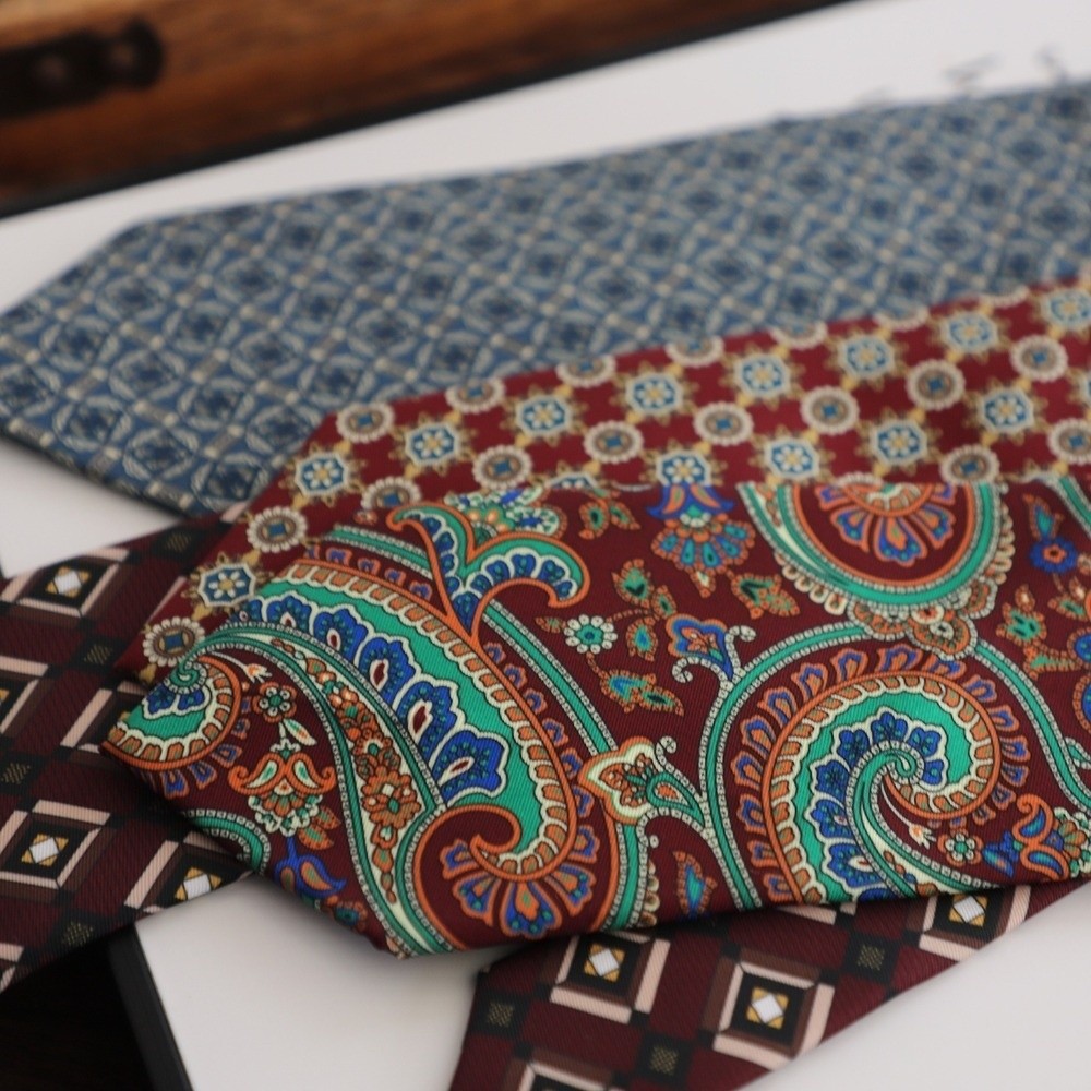 Elegant Formal Men'S Wear - Fashion Elegant Paisley Necktie 9cm Width