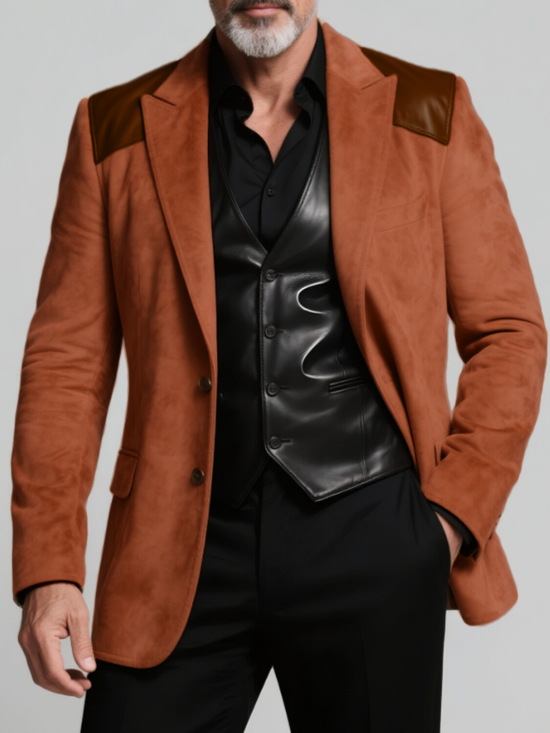 Men Formal Wear With Coat - Designer Classic Men's Suit Coat PU