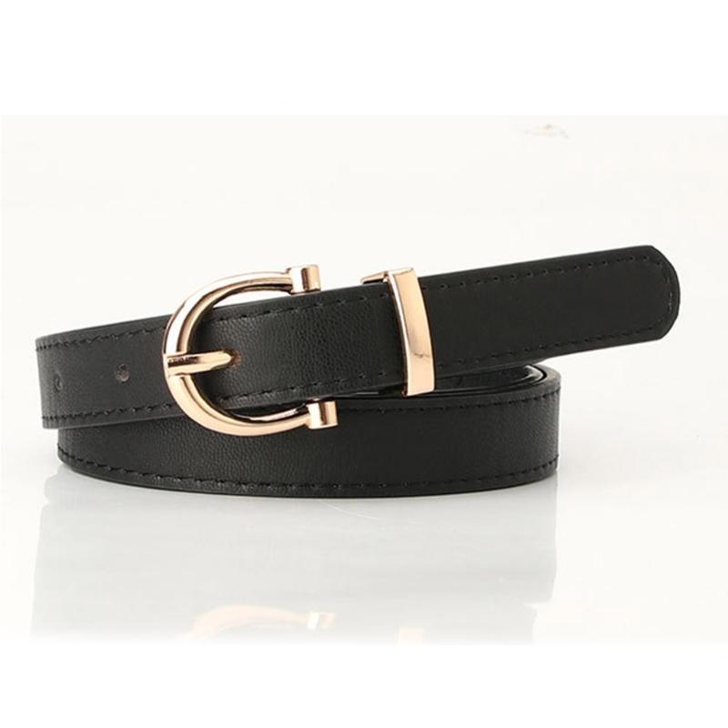 652F Fashion Hot Girls Oval Bu - مراجعة Formal Belt Leather Thin وسعره