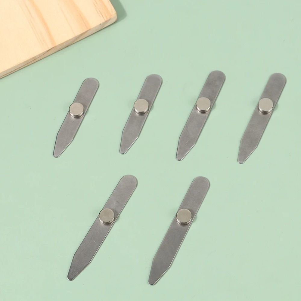 6Pcs New Stainless Steel Colla - مراجعة Collar Stay Metal وسعره
