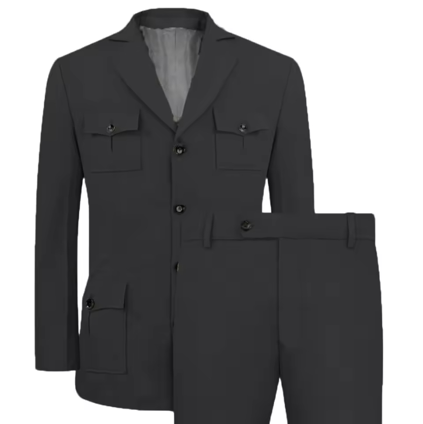 Men's Suits Jakcet Casual Khak - مراجعة Men Formal Wear Pants وسعره