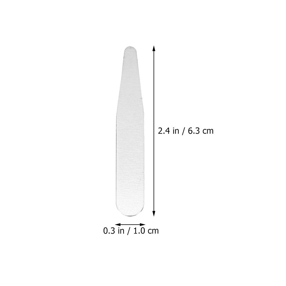 36Pcs Shirt Collar Stiffeners  - مراجعة Collar Stay Metal وسعره