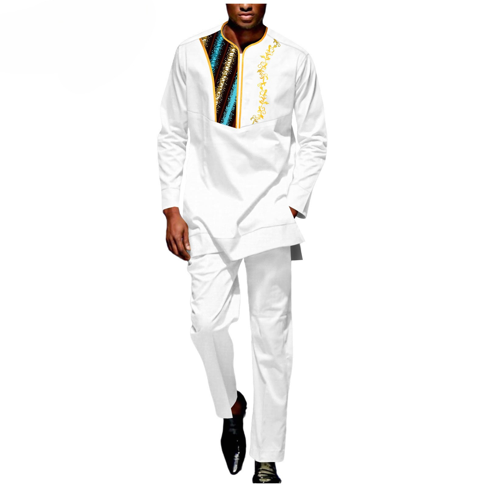 2025 Original Design Nigerian  - مراجعة Men'S Formal Ethnic Wear وسعره