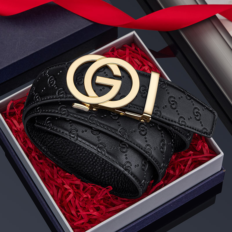 New Thin 34mm Business Men's B - مراجعة Formal Belt Leather Thin وسعره