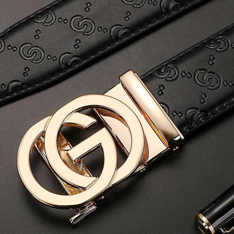 New Thin 34mm Business Men's B - مراجعة Formal Belt Leather Thin وسعره