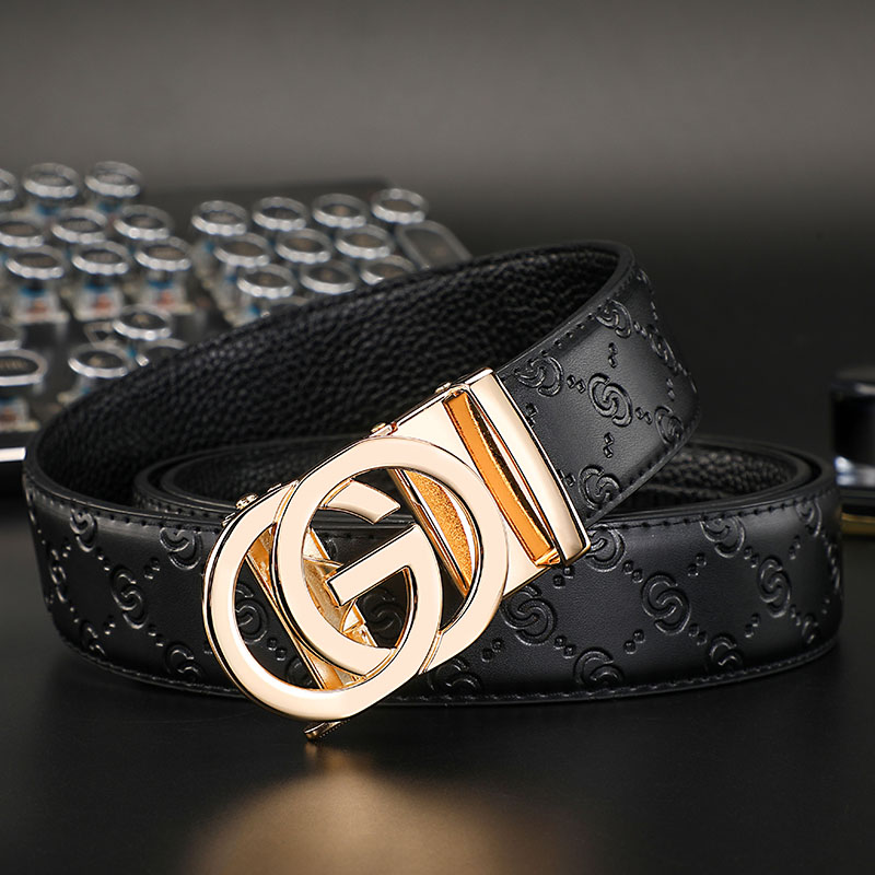 New Thin 34mm Business Men's B - مراجعة Formal Belt Leather Thin وسعره