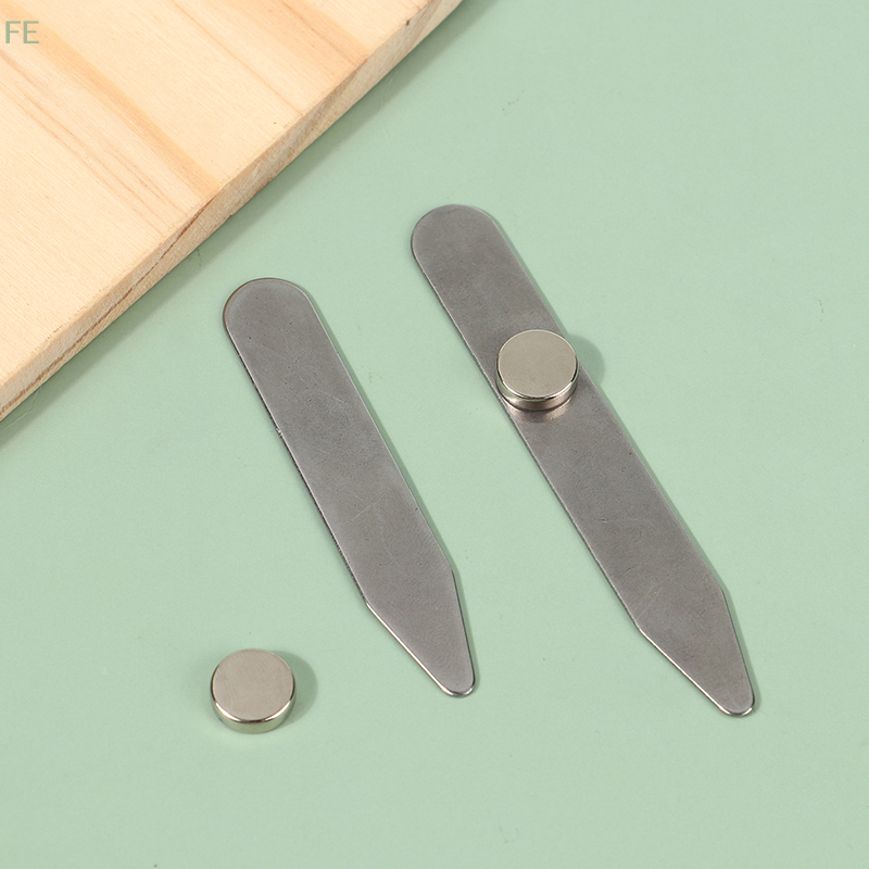 [F] 3 Size Stainless Steel Col - مراجعة Collar Stay Metal وسعره