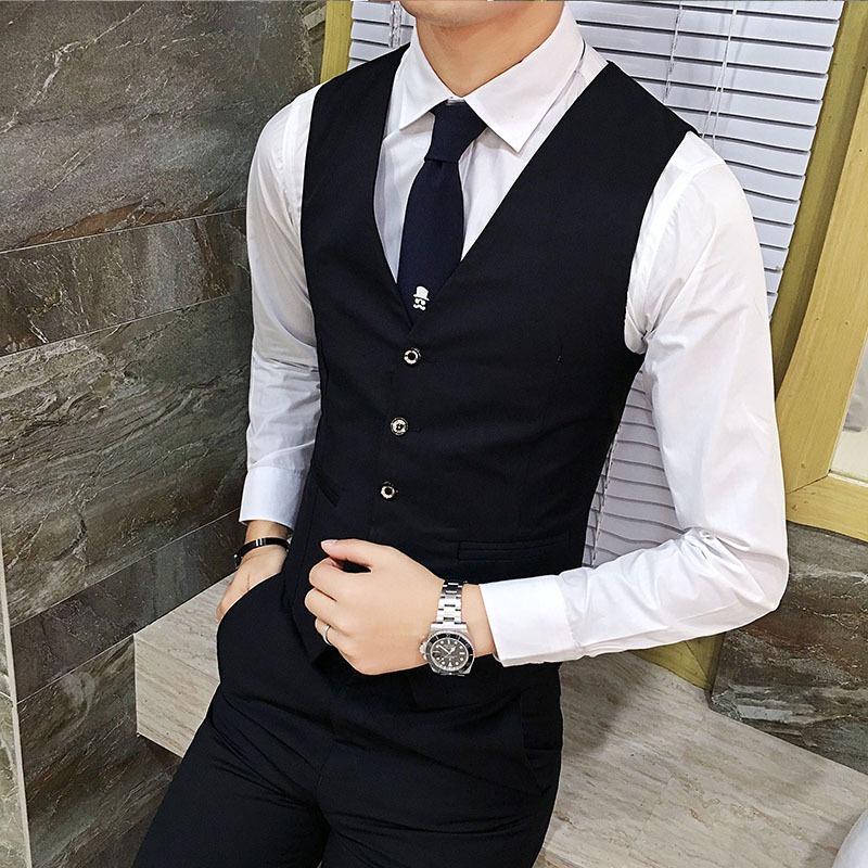 Men British Slim Fit Suit Vest - مراجعة Elegant Formal Men'S Wear وسعره
