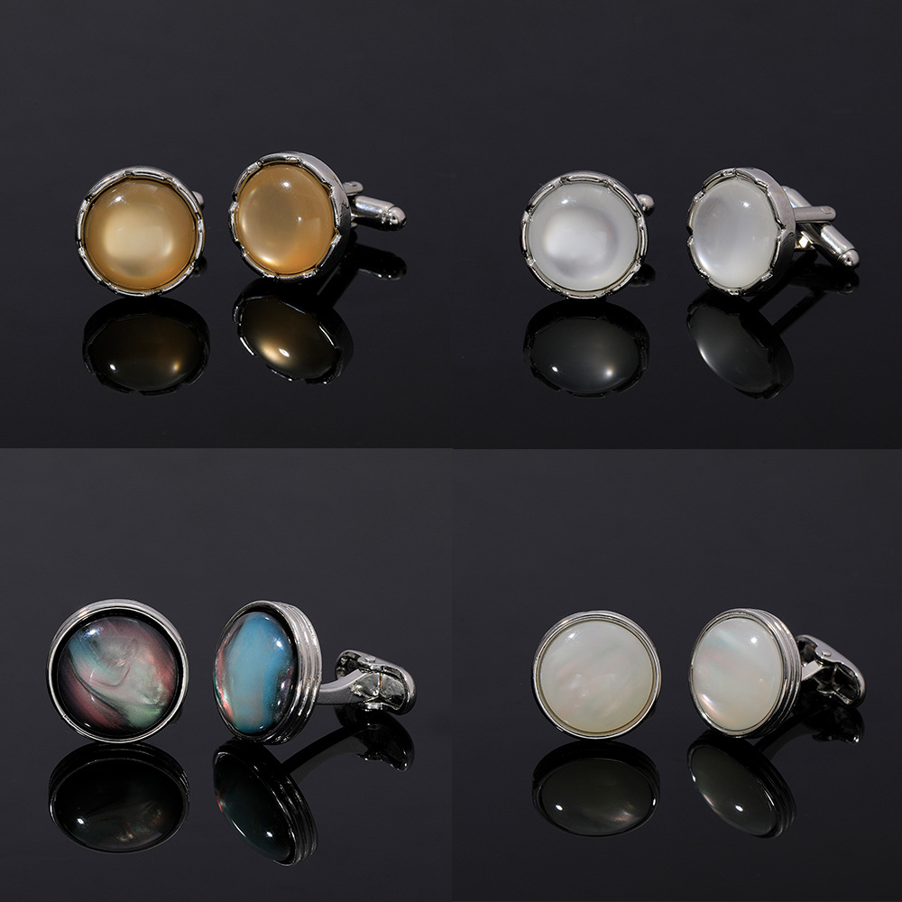 Round Crystal Cufflinks for Me - مراجعة Mens Formal وسعره
