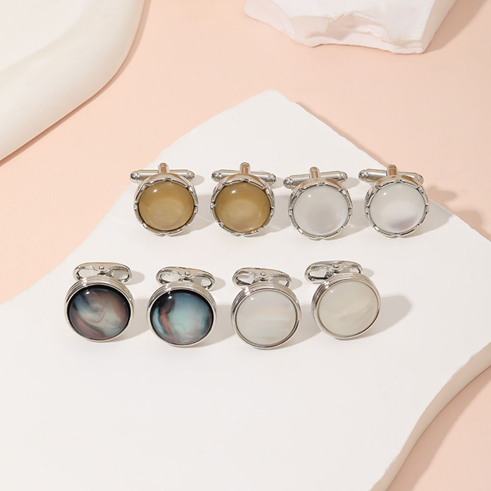 Round Crystal Cufflinks for Me - مراجعة Mens Formal وسعره