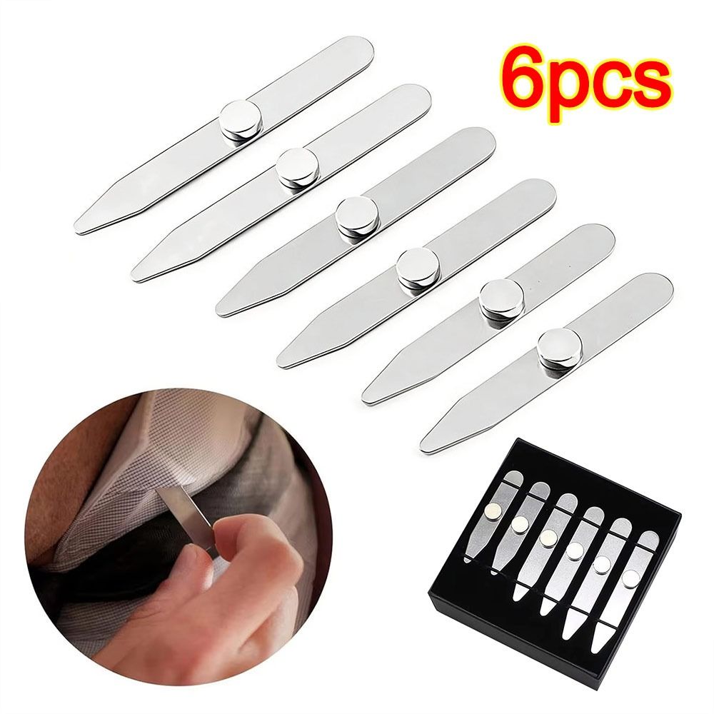 6Pcs Durable Stainless Steel C - مراجعة Collar Stay Metal وسعره