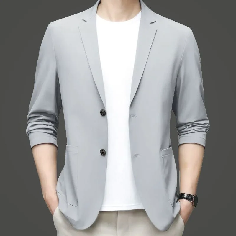 New Summer Men Thin Blazers Bu - مراجعة Men Formal Wear With Coat وسعره