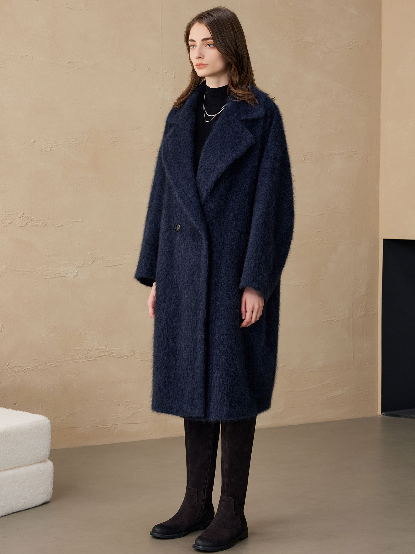 Allingentle Women's Blazer Woo - مراجعة Wool Suit Jacket وسعره