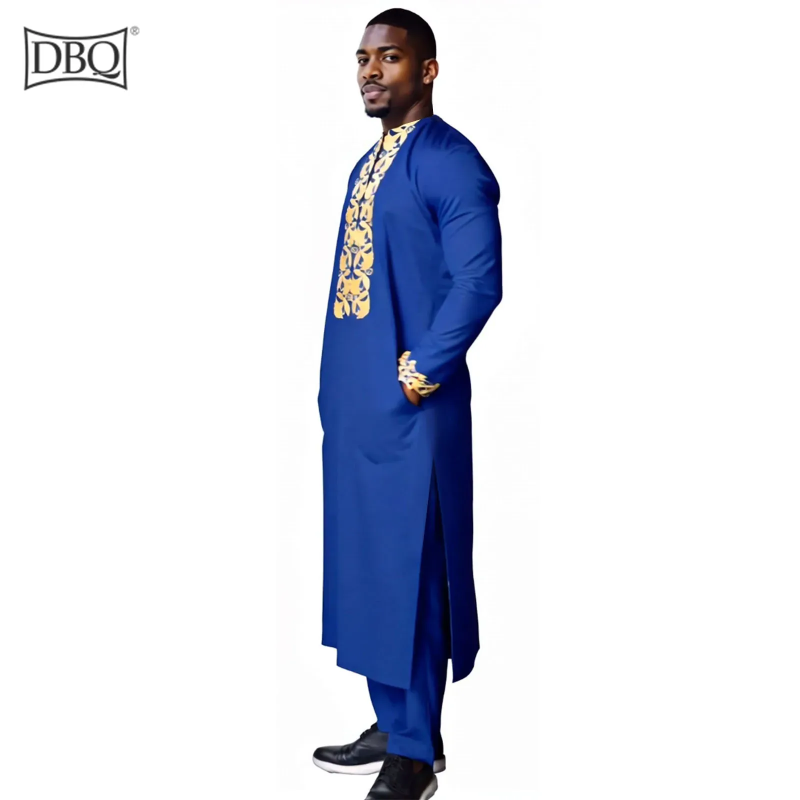 DBQ Men's African Dashiki Set  - مراجعة Men'S Formal Ethnic Wear وسعره