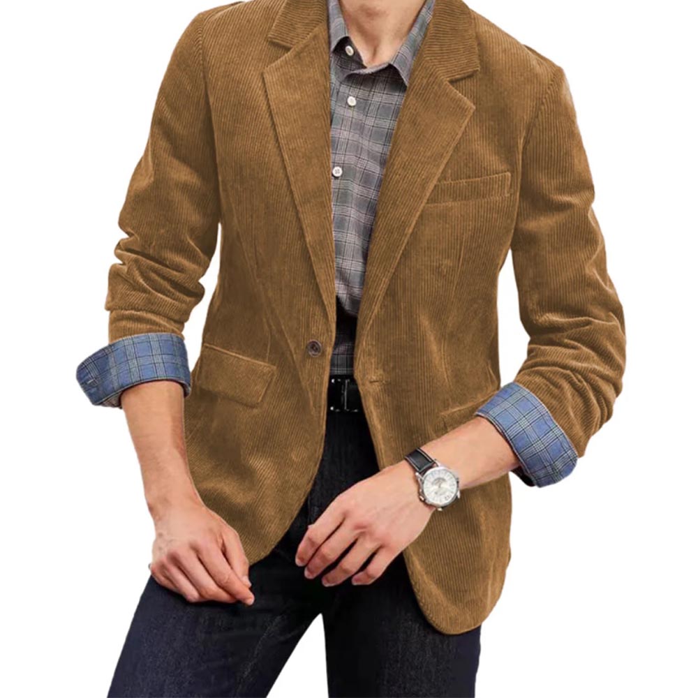 Men's Corduroy Suit Jacket Sin - مراجعة Elegant Formal Men'S Wear وسعره