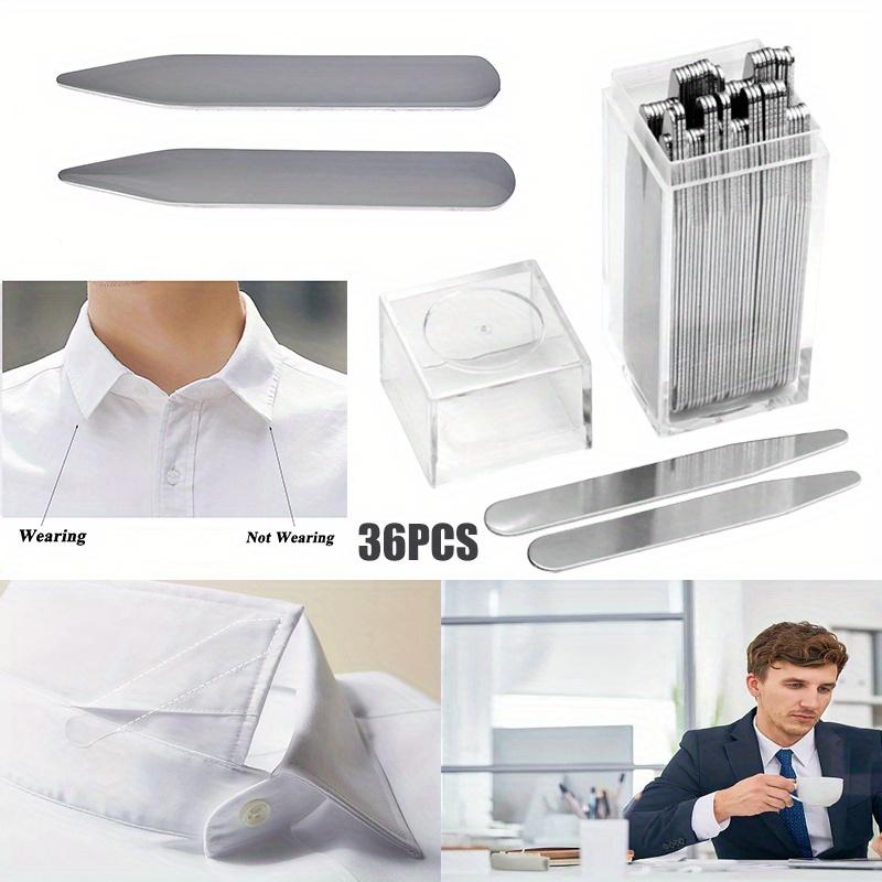 36pcs Stainless Steel Shirt Co - مراجعة Collar Stay Metal وسعره