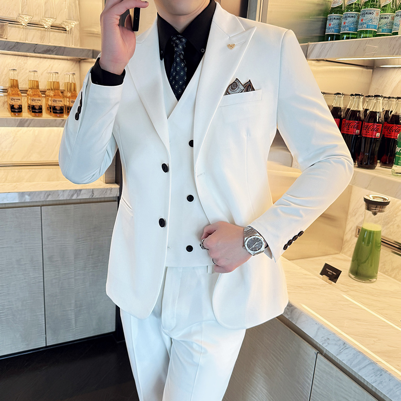 Slim-Fit Three-Piece Set Korea - مراجعة Korean Men Formal Wear وسعره