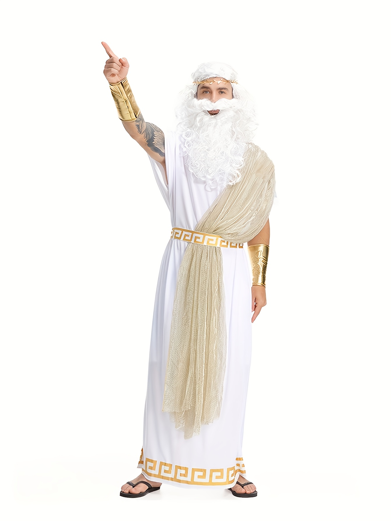Men Zeus Greek God Costume Anc - مراجعة Mens Formal وسعره