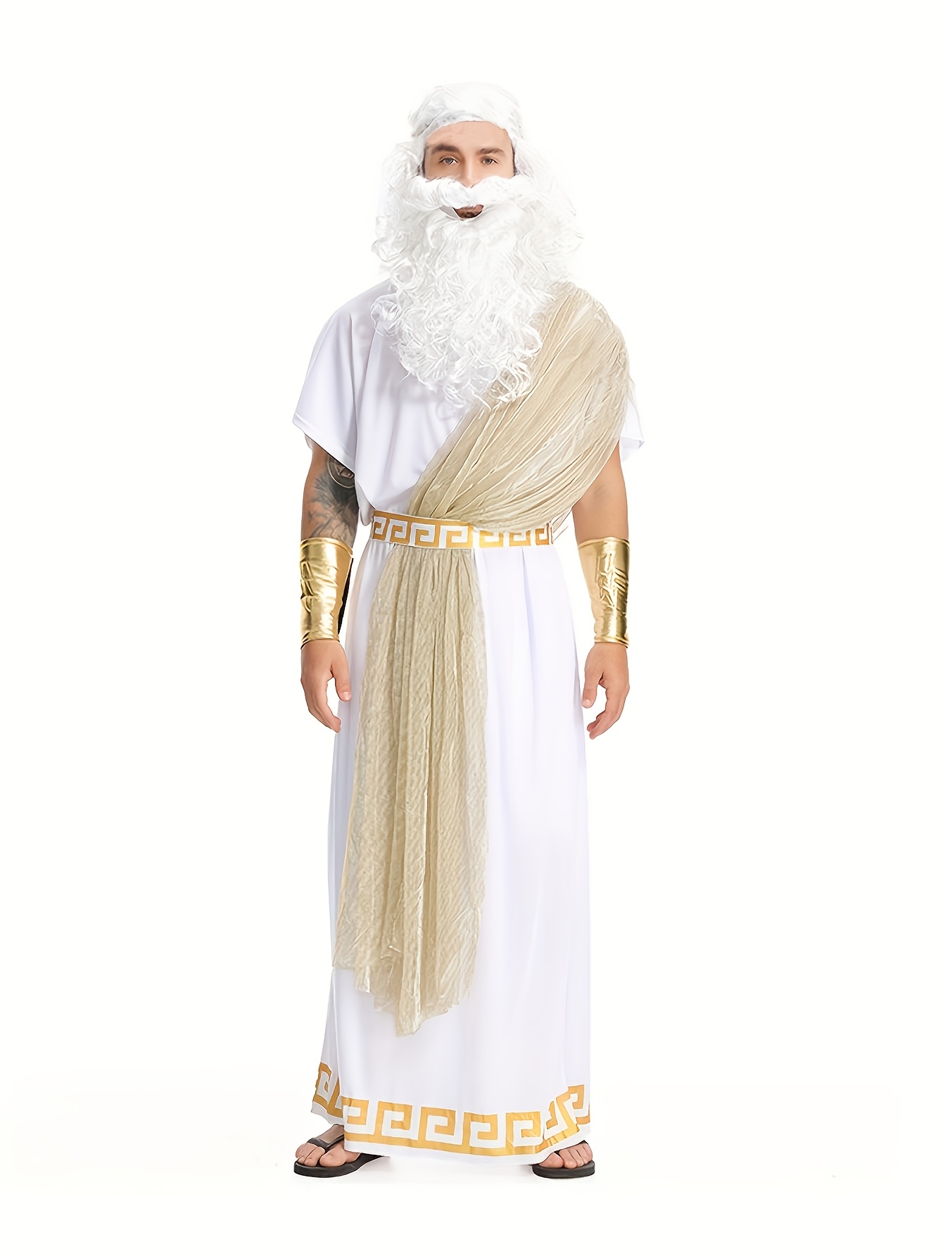 Men Zeus Greek God Costume Anc - مراجعة Mens Formal وسعره