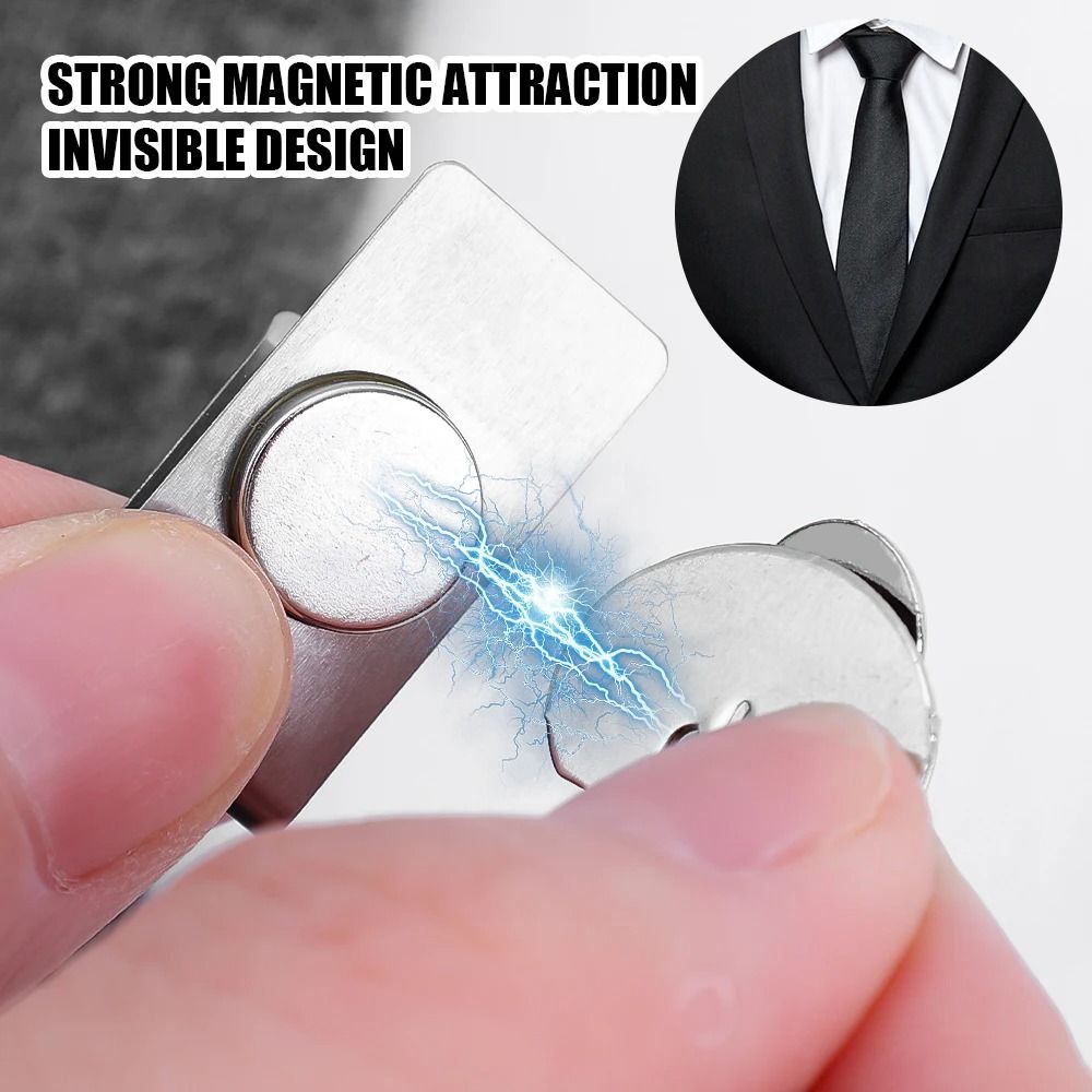 New Invisible Tie Stay Clips A - مراجعة Collar Stay Metal وسعره