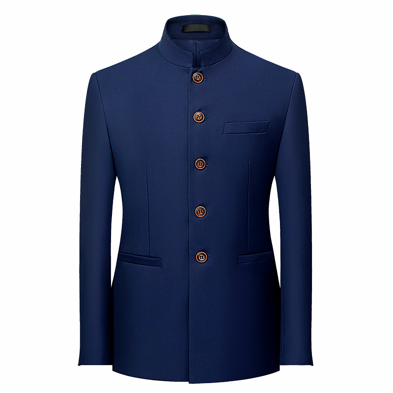 2026 Men's Chinese Style Long  - مراجعة Korean Men Formal Wear وسعره