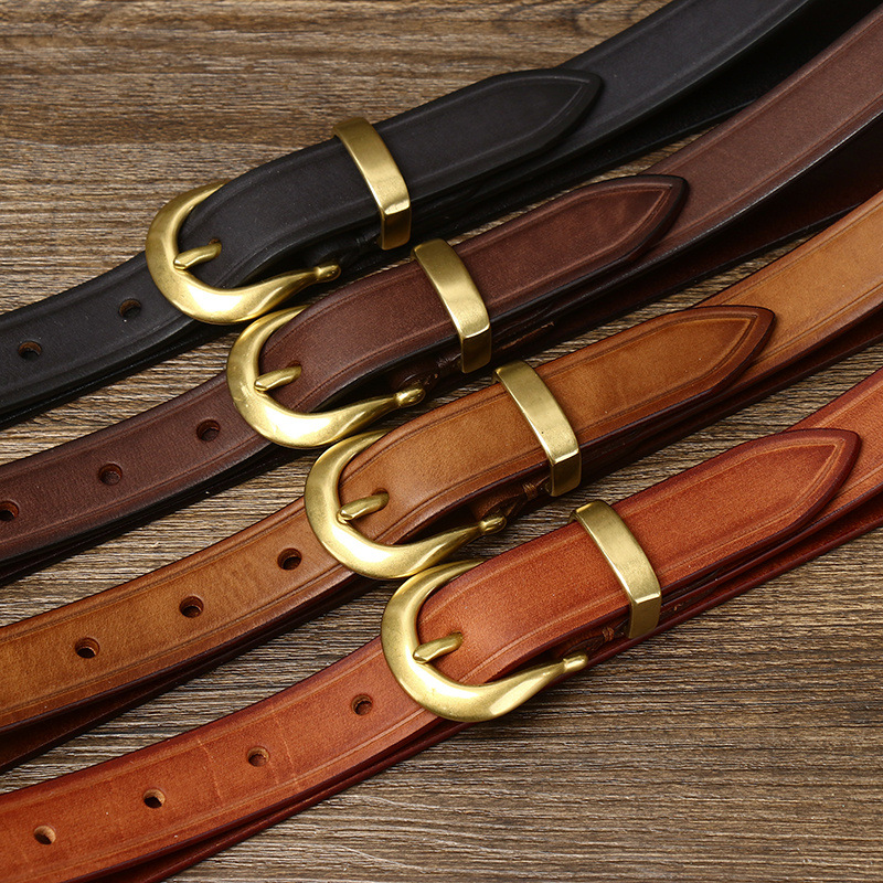 85-120cm Women Pure Real Cowhi - مراجعة Formal Belt Leather Thin وسعره