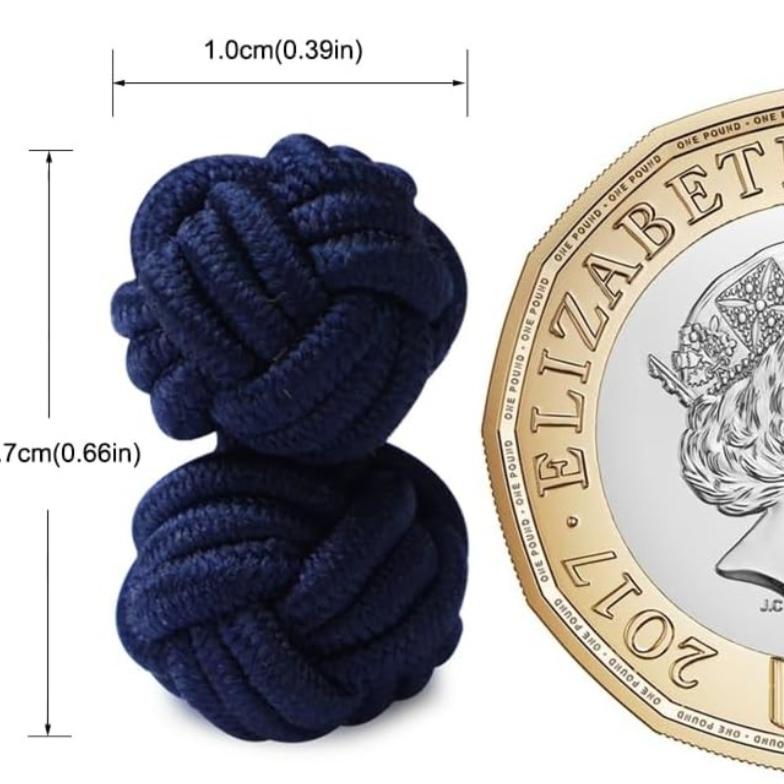 5 Pairs Unisex Fabric Knot Cuf - مراجعة Mens Formal وسعره