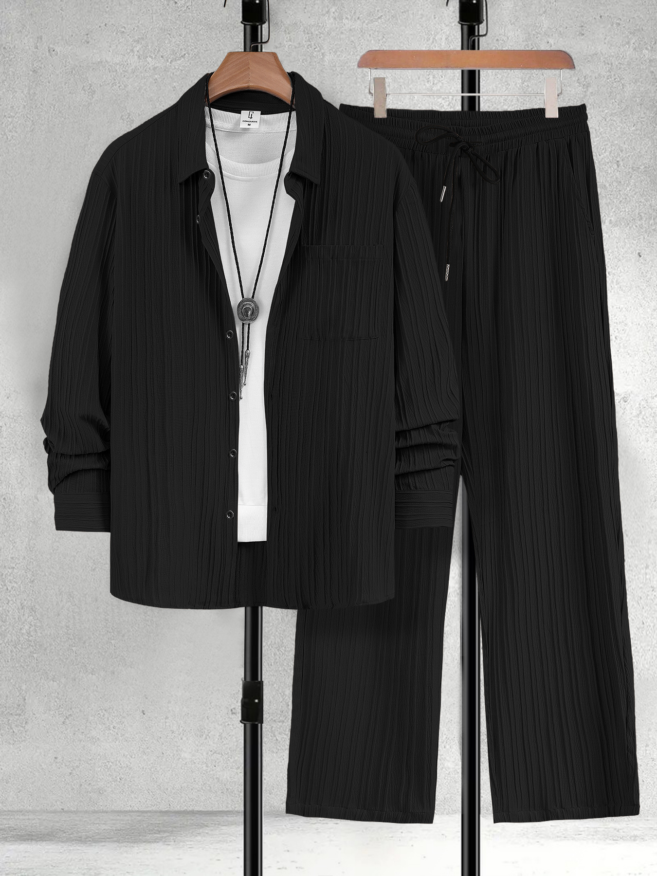 Men's Spring Autumn Solid Colo - مراجعة Mens Formal وسعره
