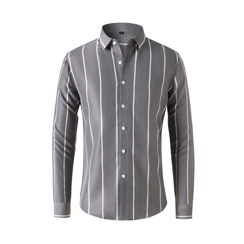 Men's Striped Dress Shirt Long - مراجعة Mens Formal وسعره