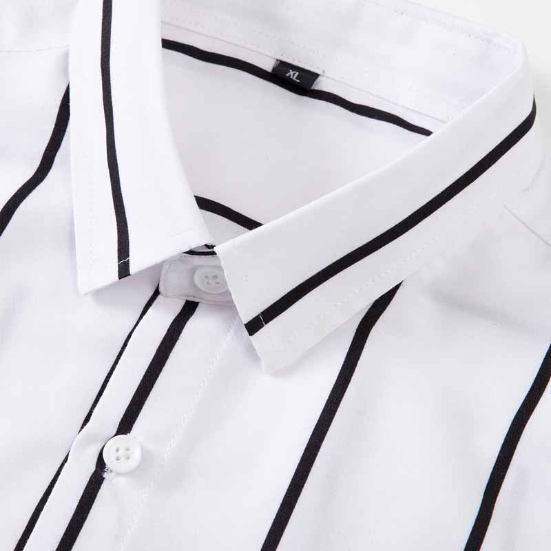 Men's Striped Dress Shirt Long - مراجعة Mens Formal وسعره