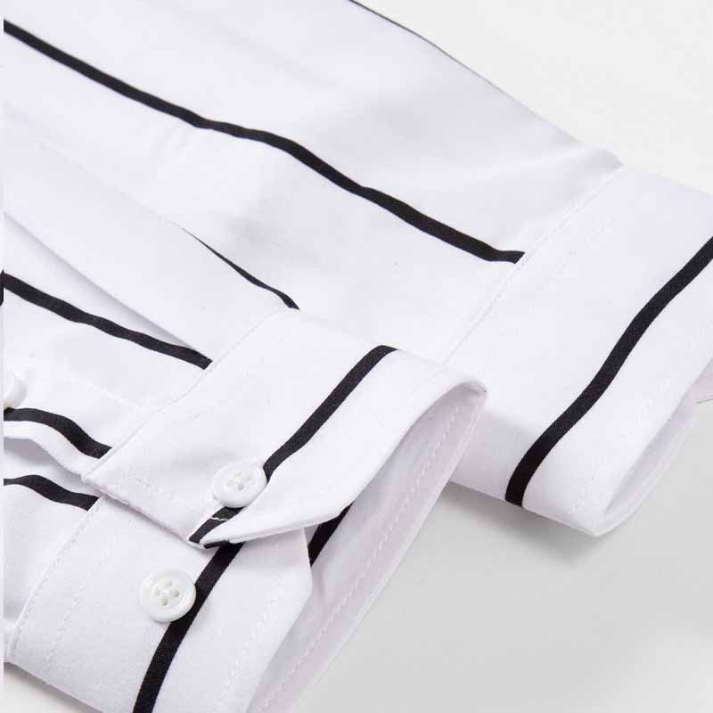Men's Striped Dress Shirt Long - مراجعة Mens Formal وسعره