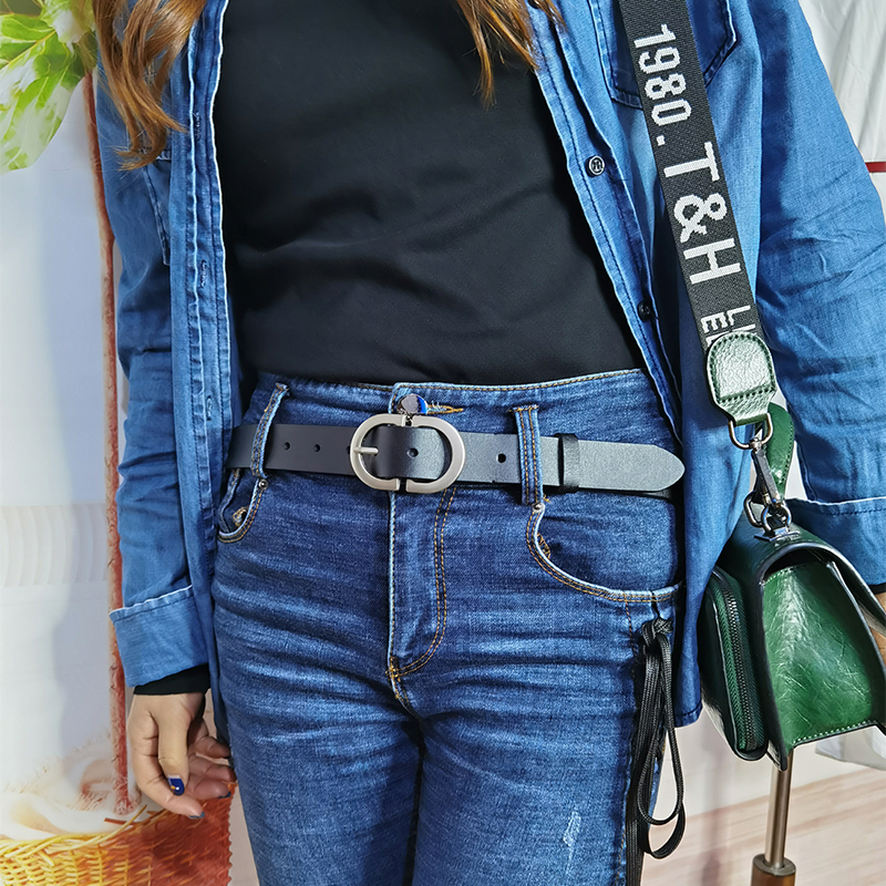 VATLTY 2022 Women's Leather Be - مراجعة Formal Belt Leather Thin وسعره