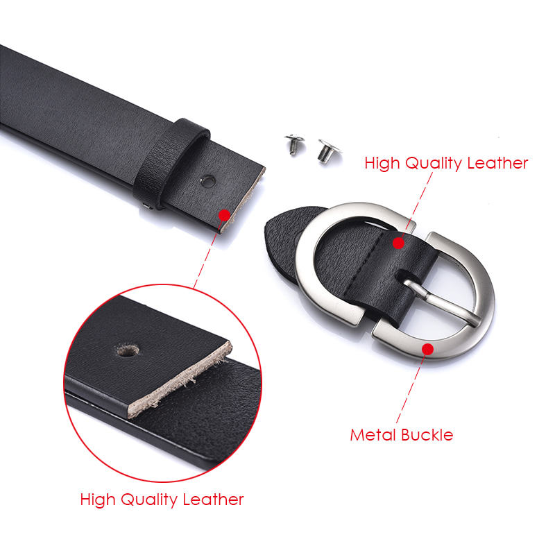 VATLTY 2022 Women's Leather Be - مراجعة Formal Belt Leather Thin وسعره