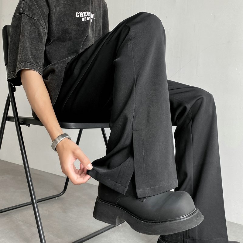 Brown Black Suit Pants Men Fas - مراجعة Korean Men Formal Wear وسعره