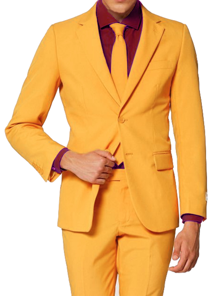 Custom Made Light Orange Suits - مراجعة Wool Suit Jacket وسعره