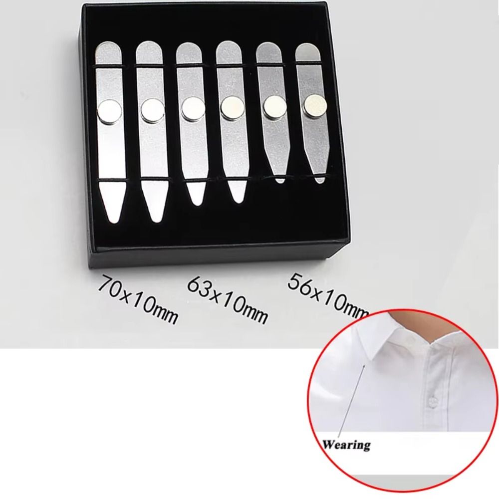 6Pcs New Stainless Steel Colla - مراجعة Collar Stay Metal وسعره
