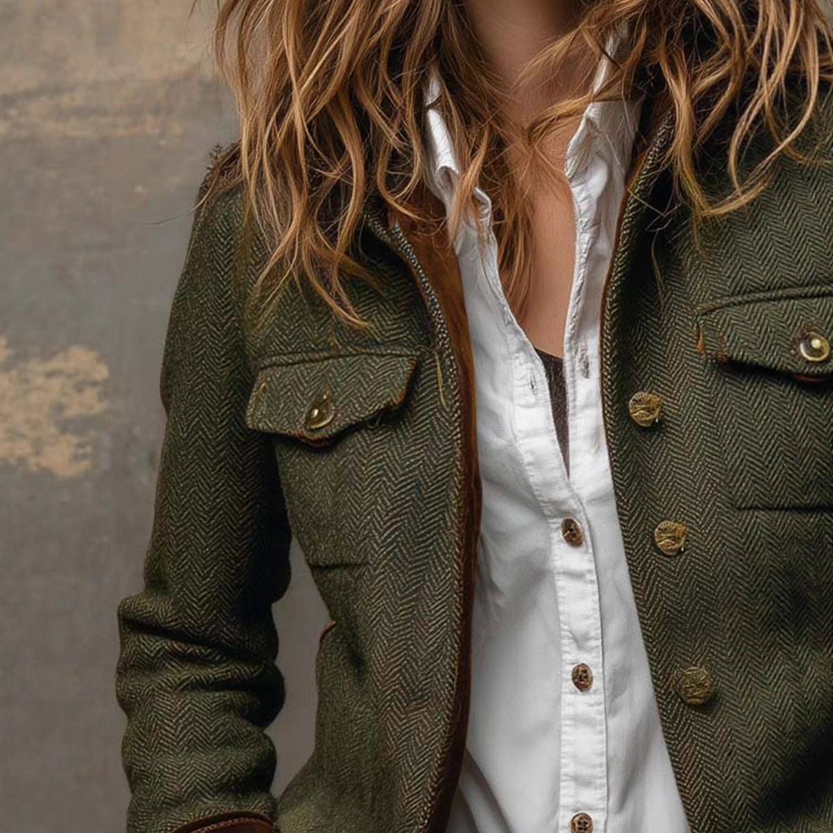 Vintage Herringbone Tweed Blaz - مراجعة Wool Suit Jacket وسعره