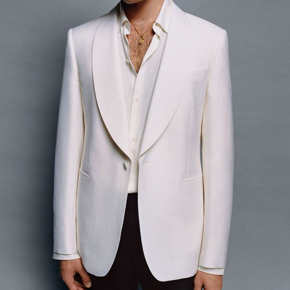 Men’s Suit Jacket Shawl Lapel  - مراجعة Elegant Formal Men'S Wear وسعره