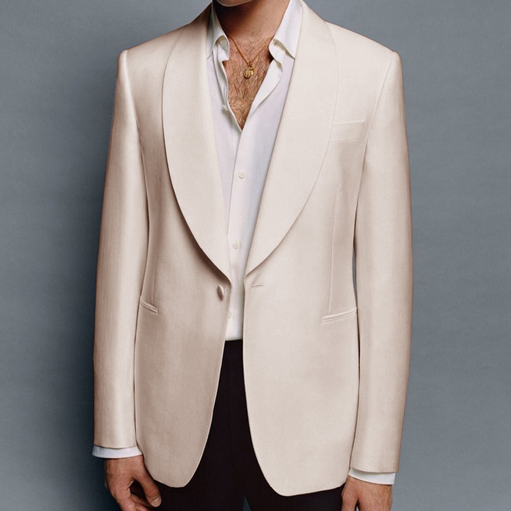 Men’s Suit Jacket Shawl Lapel  - مراجعة Elegant Formal Men'S Wear وسعره