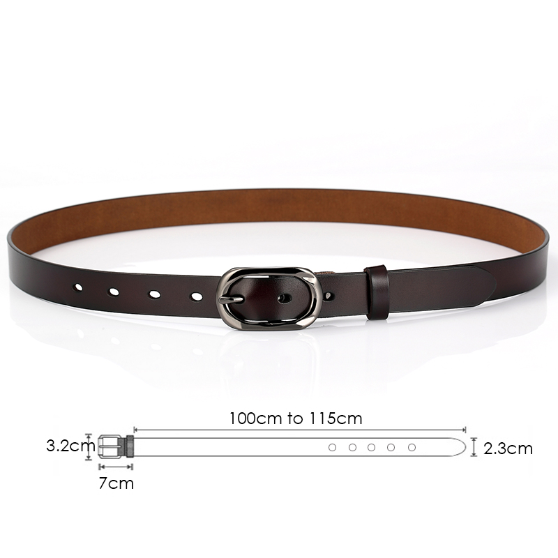 VATLTY 95cm-115cm Leather Belt - مراجعة Formal Belt Leather Thin وسعره