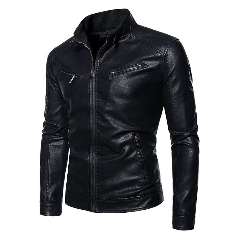 Trendy Korean style leather ja - مراجعة Korean Men Formal Wear وسعره