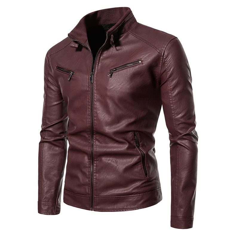 Trendy Korean style leather ja - مراجعة Korean Men Formal Wear وسعره