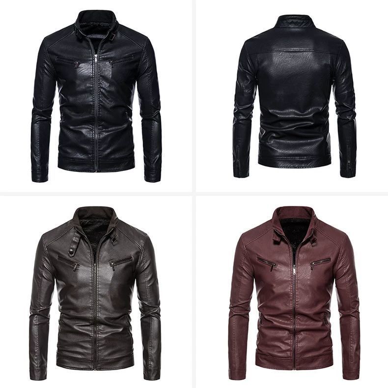 Trendy Korean style leather ja - مراجعة Korean Men Formal Wear وسعره