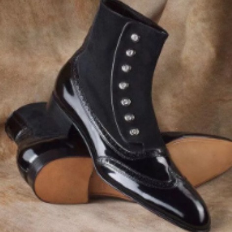 Men's Leather Suede Chelsea Bo - مراجعة Mens Formal وسعره