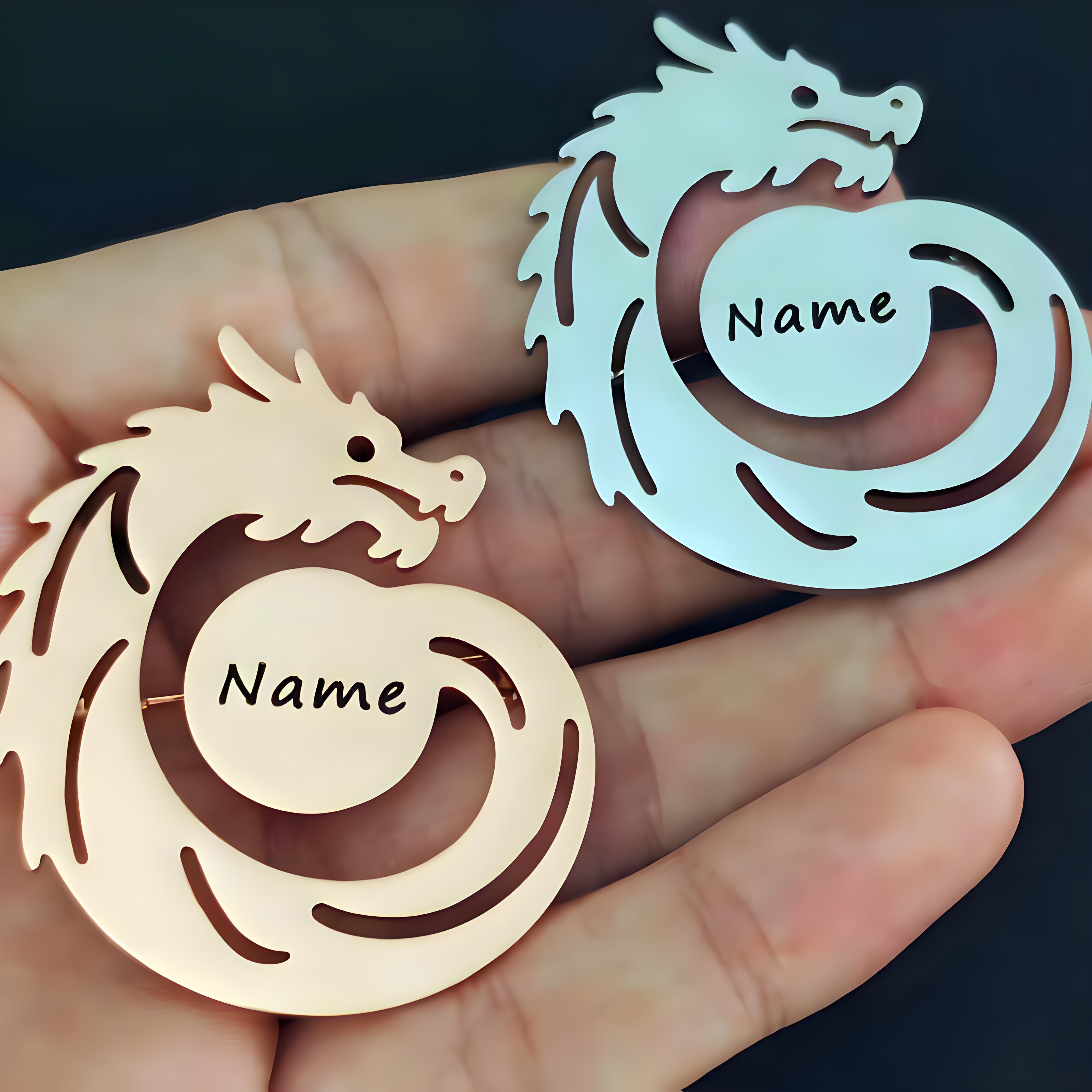 Custom Name Dragon Brooch, Per - مراجعة Men Formal Wear Names وسعره