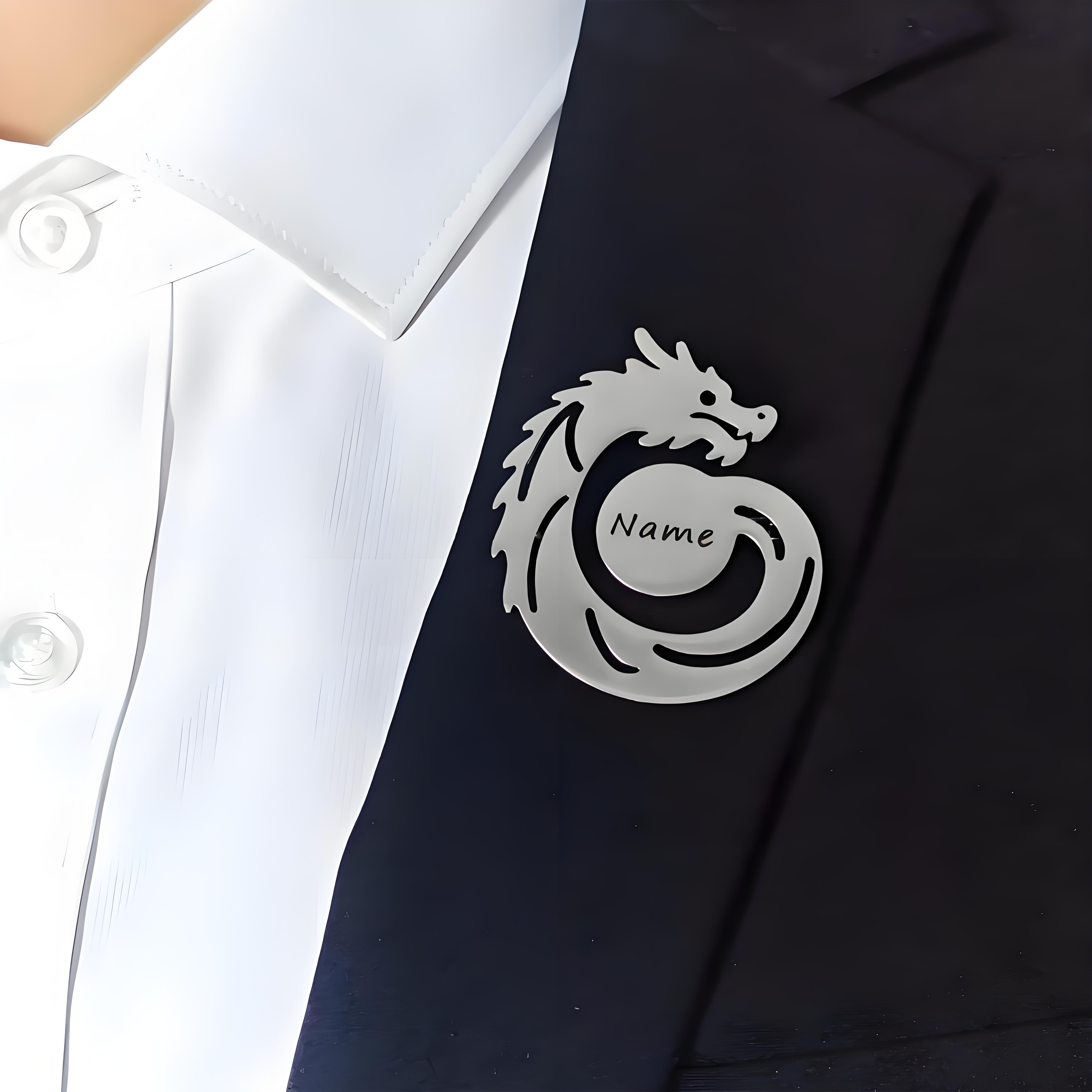 Custom Name Dragon Brooch, Per - مراجعة Men Formal Wear Names وسعره