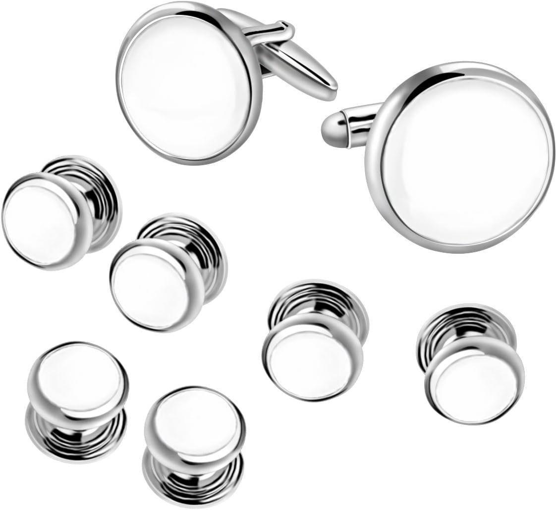 Mens Cufflinks and Studs Set T - مراجعة Mens Formal وسعره