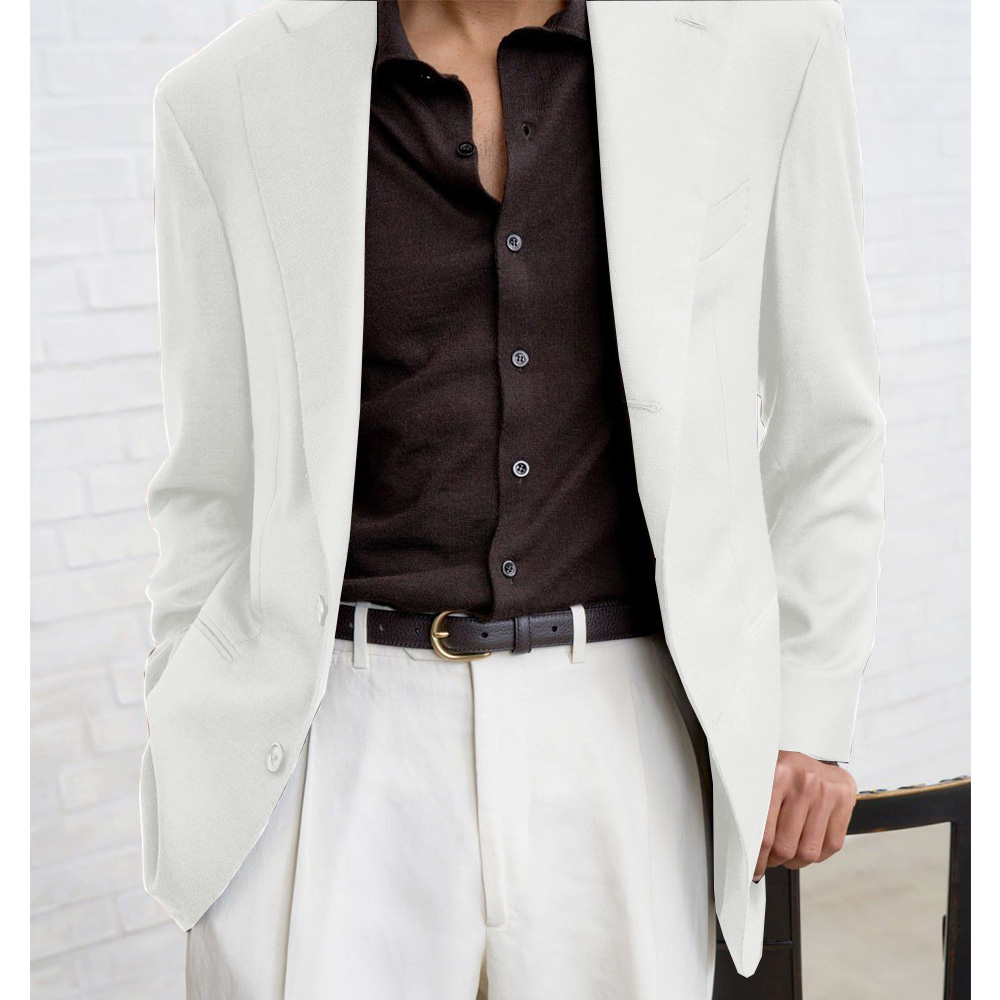 Men Suit Jacket Single Breaste - مراجعة Elegant Formal Men'S Wear وسعره