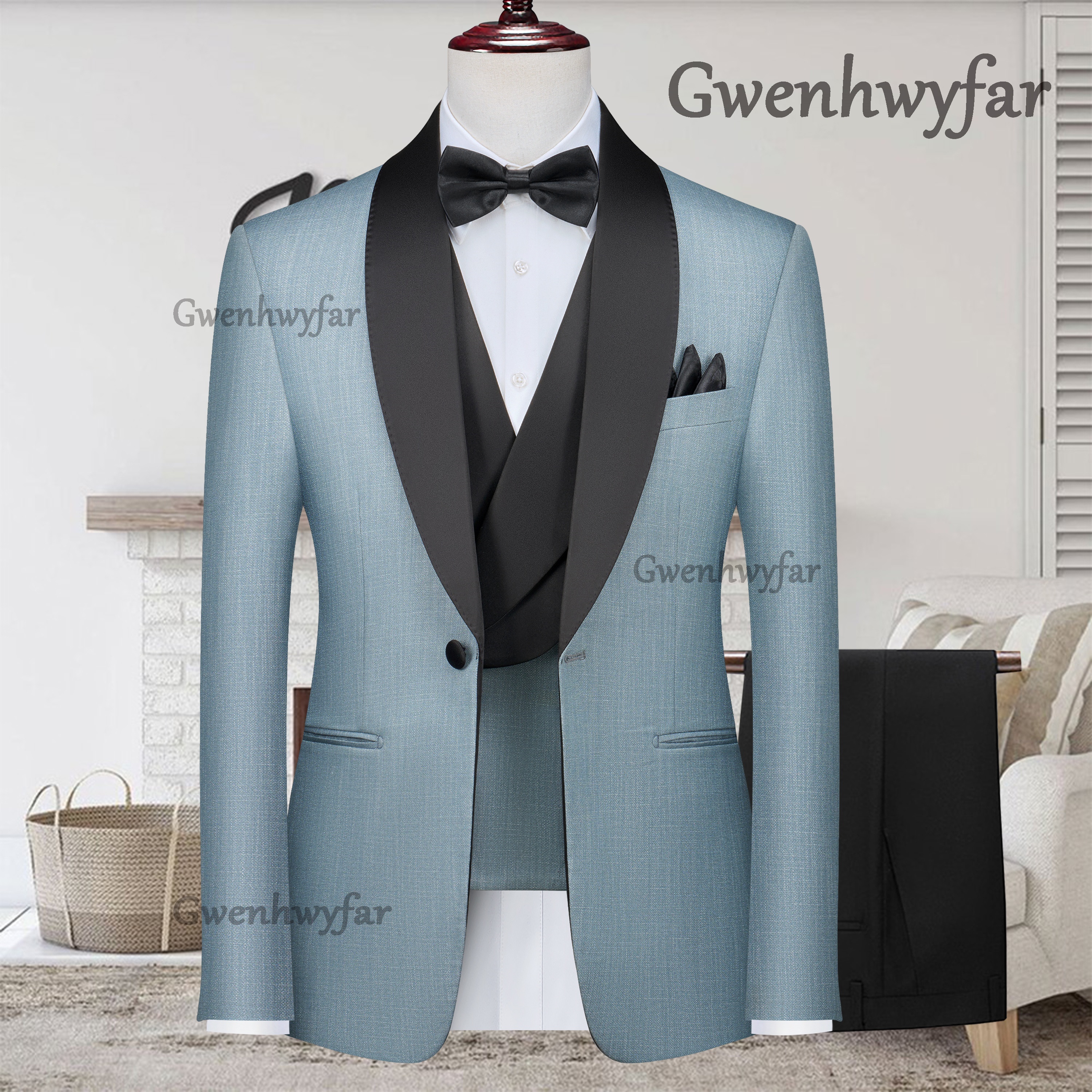 Gwenhwyfar 2026 Men's Customiz - مراجعة Men Formal Wear Pants وسعره